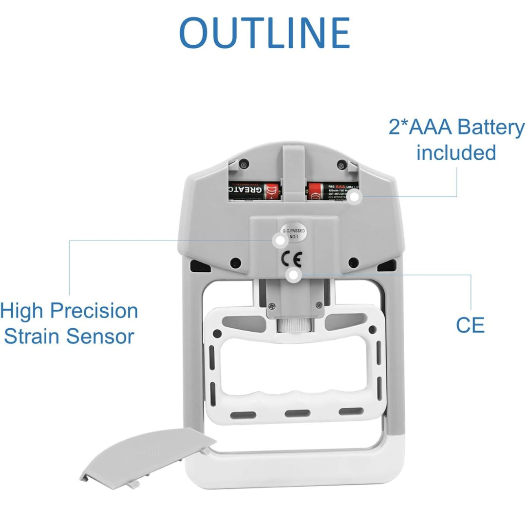 Handkrachtmeter Digitale Gripmeter tot 90 kg Nauwkeurig