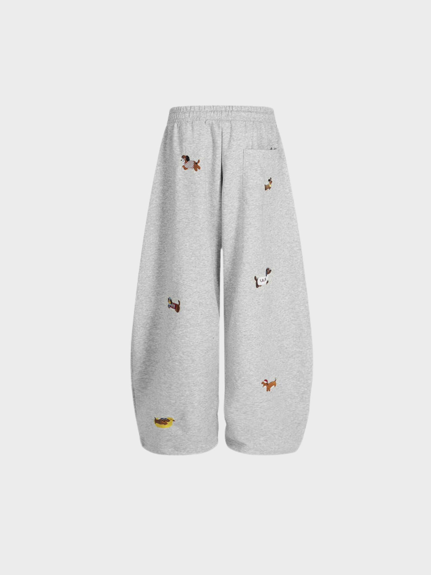 Sweatpants met Hondenprint – Zacht en Comfortabel met Relaxte Fit