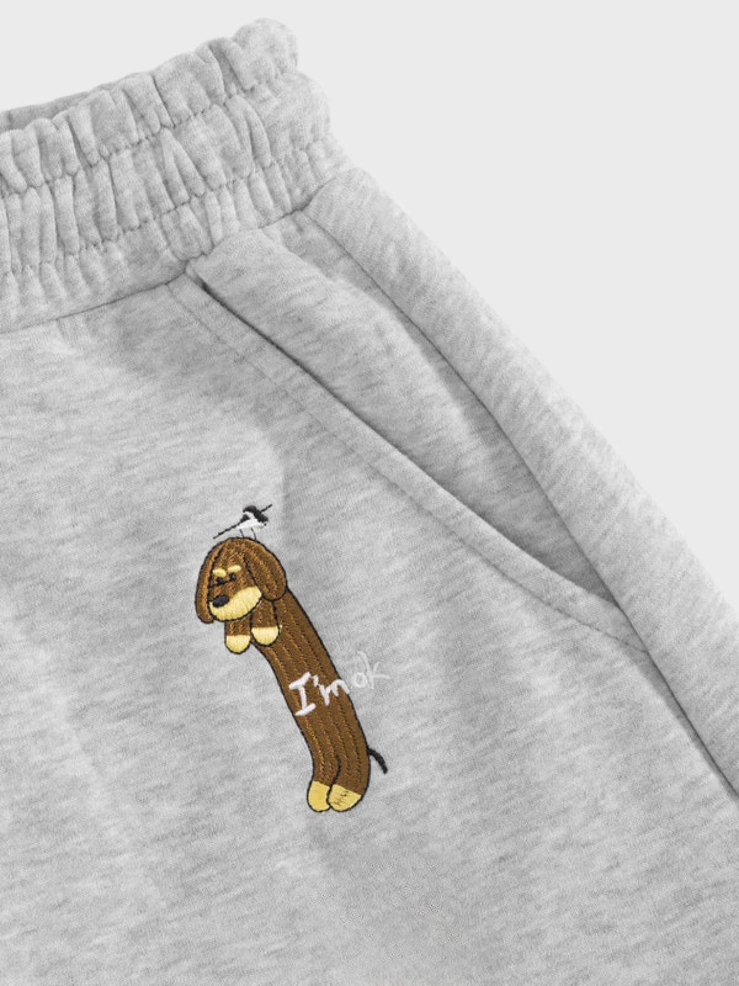 Sweatpants met Hondenprint – Zacht en Comfortabel met Relaxte Fit