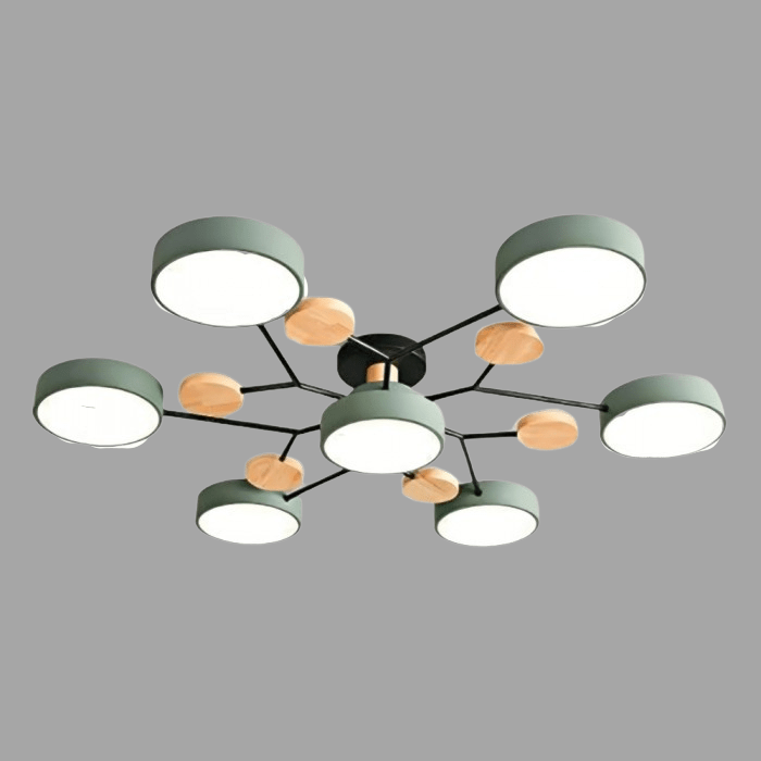 LED Plafondlamp Scandinavisch Design Vertakt Modern - Velinix