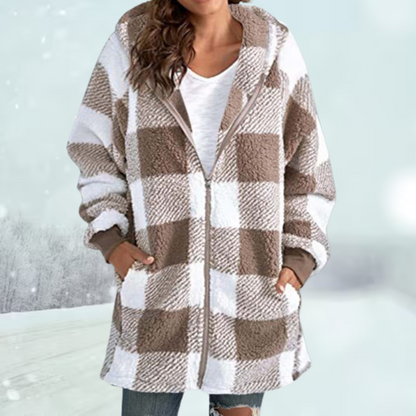 Dame Winterjas met Capuchon Warm en Waterdicht