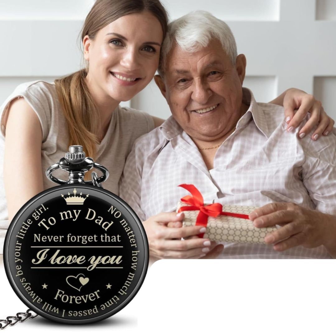 Zakhorloge Vaderdag Cadeau Klassiek Leer
