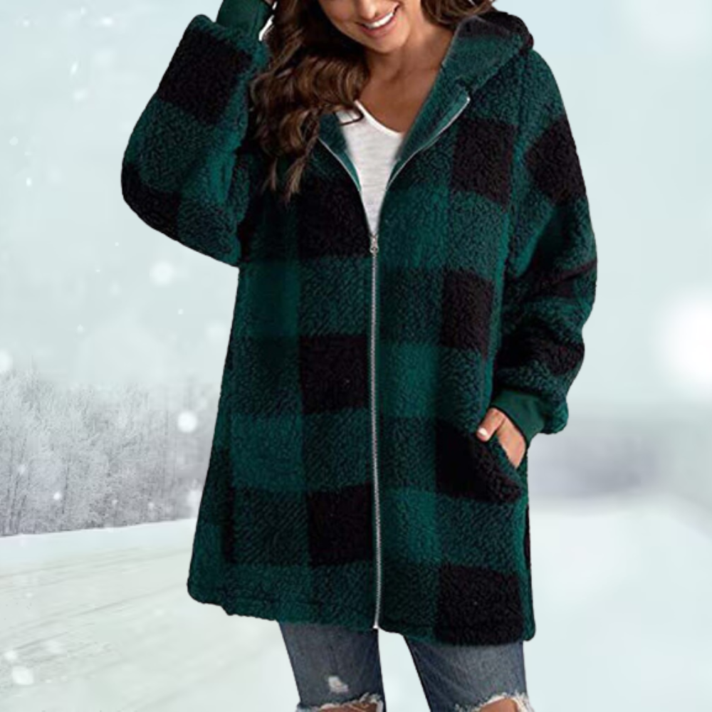 Dame Winterjas met Capuchon Warm en Waterdicht