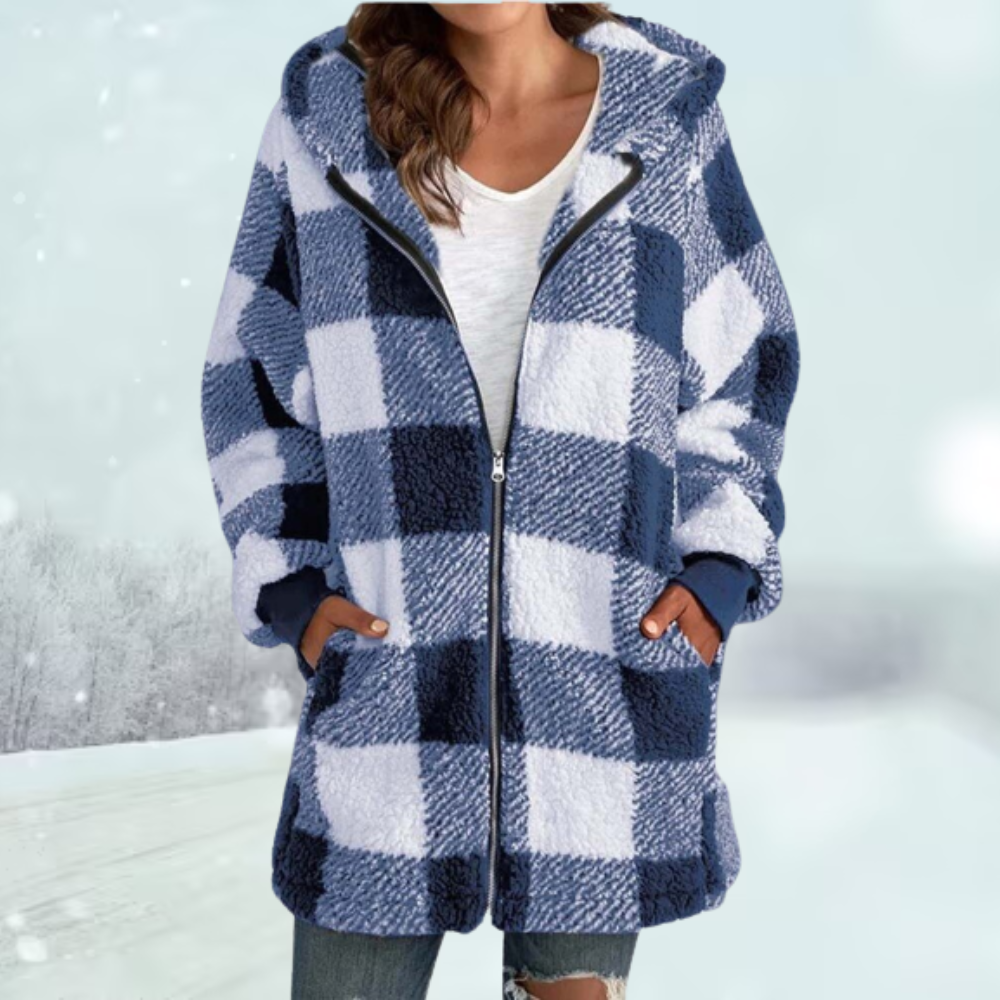 Dame Winterjas met Capuchon Warm en Waterdicht