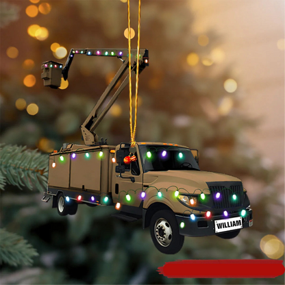 Kerstboom Auto Gepersonaliseerd Mini Truck