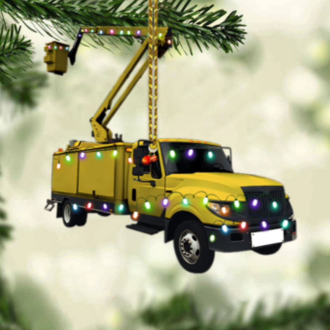 Kerstboom Auto Gepersonaliseerd Mini Truck