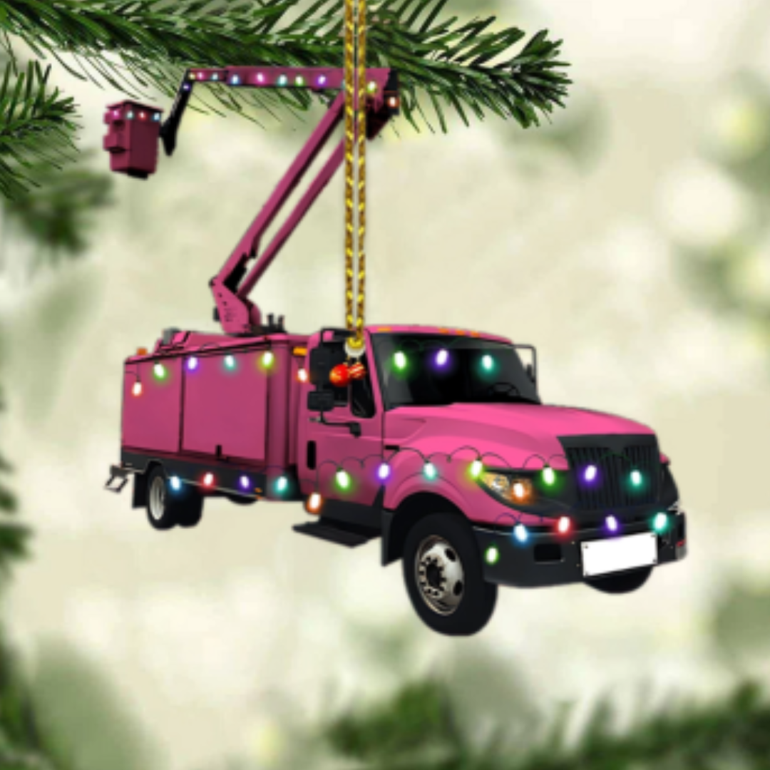 Kerstboom Auto Gepersonaliseerd Mini Truck