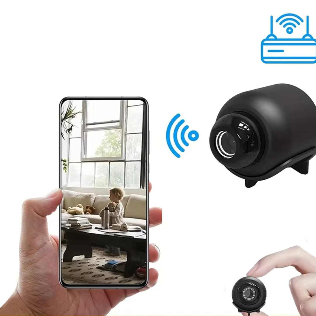 Mini Bewakingscamera Wi-Fi voor Thuisbeveiliging - Velinix