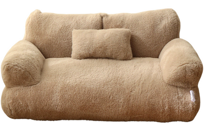 Honden Sofa Bed Pluche Fleece Comfortabel en Machinewasbaar