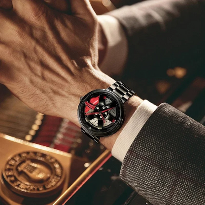 Automatische Herenhorloge Leren Band Elegant Mechanisch