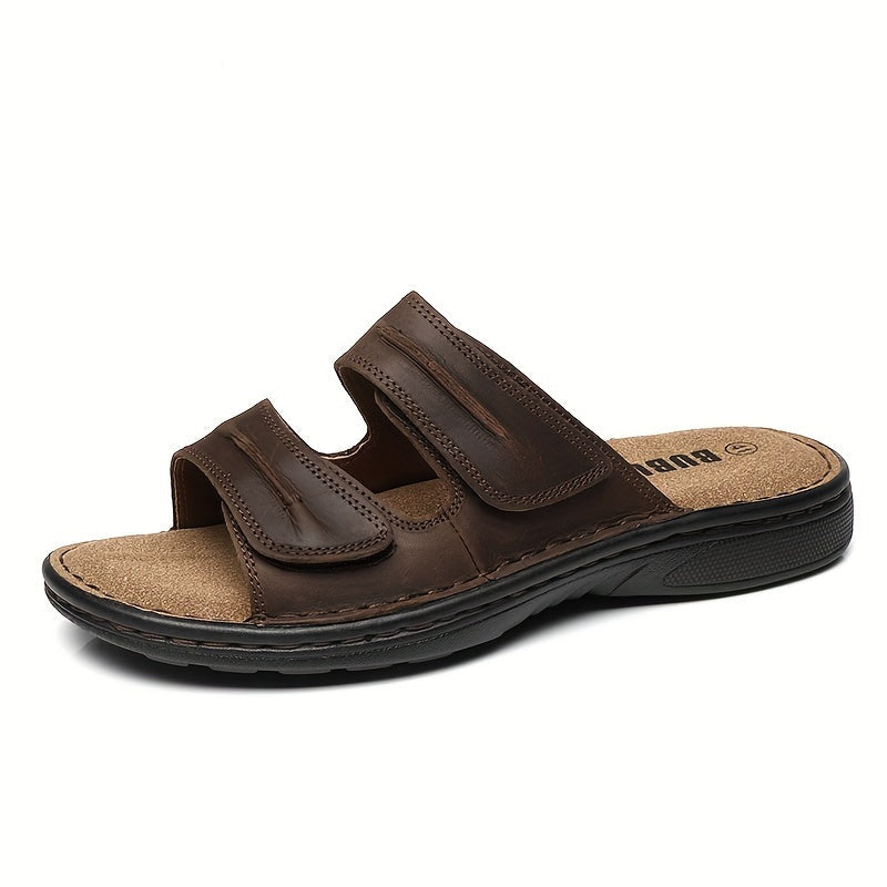UrbanStride™ – Heren Sandalen van Echt Leer Ademend en Comfortabel-4