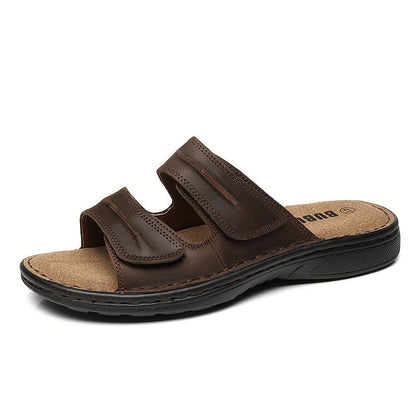 UrbanStride™ – Heren Sandalen van Echt Leer Ademend en Comfortabel-4