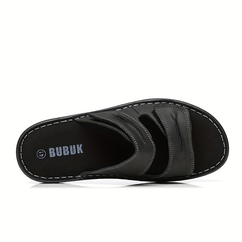 UrbanStride™ – Heren Sandalen van Echt Leer Ademend en Comfortabel-5