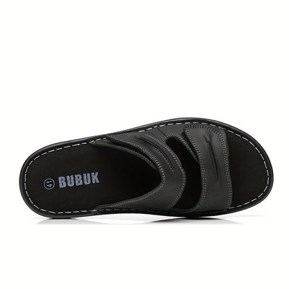 UrbanStride™ – Heren Sandalen van Echt Leer Ademend en Comfortabel-5