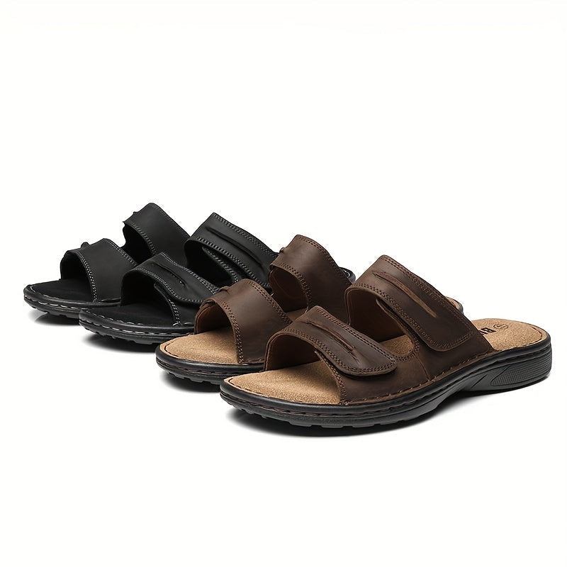 UrbanStride™ – Heren Sandalen van Echt Leer Ademend en Comfortabel-6