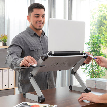 Laptopstandaard Verstelbaar voor Bed, Bank of Bureau