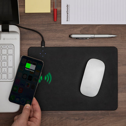 Draadloze Muismat Oplader voor Smartphone en Accessoires - Velinix