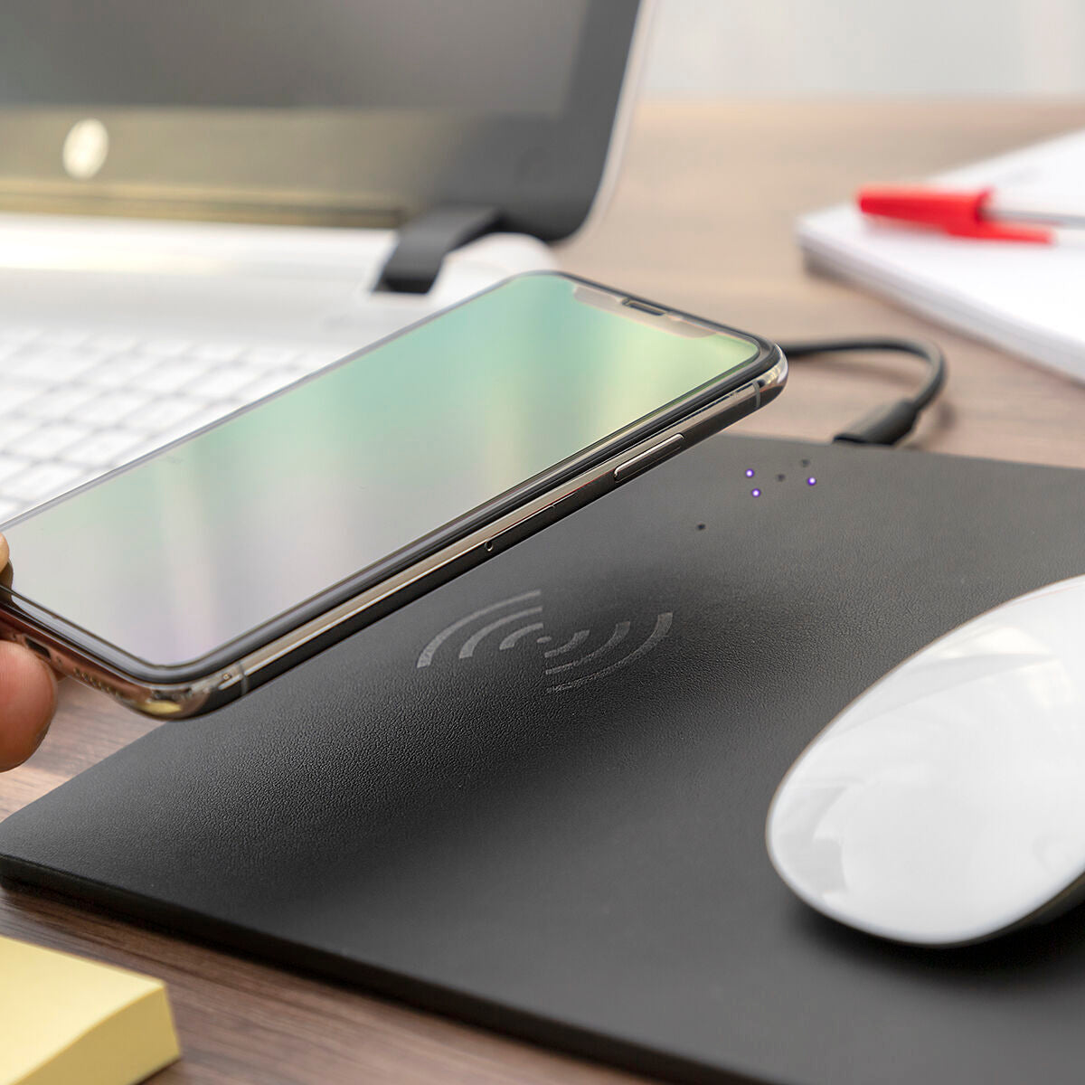 Draadloze Muismat Oplader voor Smartphone en Accessoires