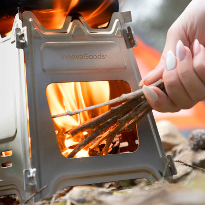 Campingfornuis Opvouwbaar Roestvrijstaal Buiten Koken