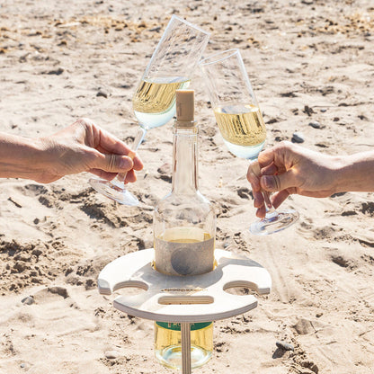 Opvouwbare Wijntafel Hout voor Buiten en Strand