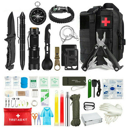 Survivalkit voor Wandelen en Kamperen met SOS-Gereedschap - Velinix