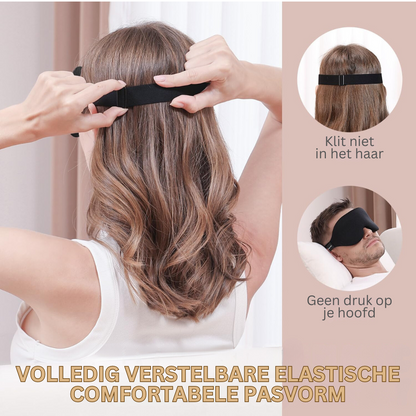 Slaapmasker voor Betere Nachtrust Comfortabel Zwart