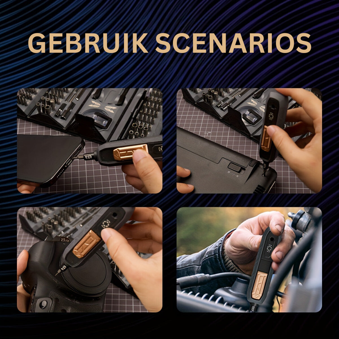 Schroevendraaierset 180-in-1 Multitool Set voor Doe-het-zelf
