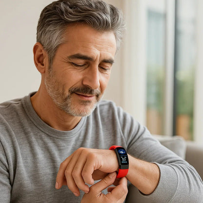 Smartwatch Fitness Tracker met Grote Display en Meldingen