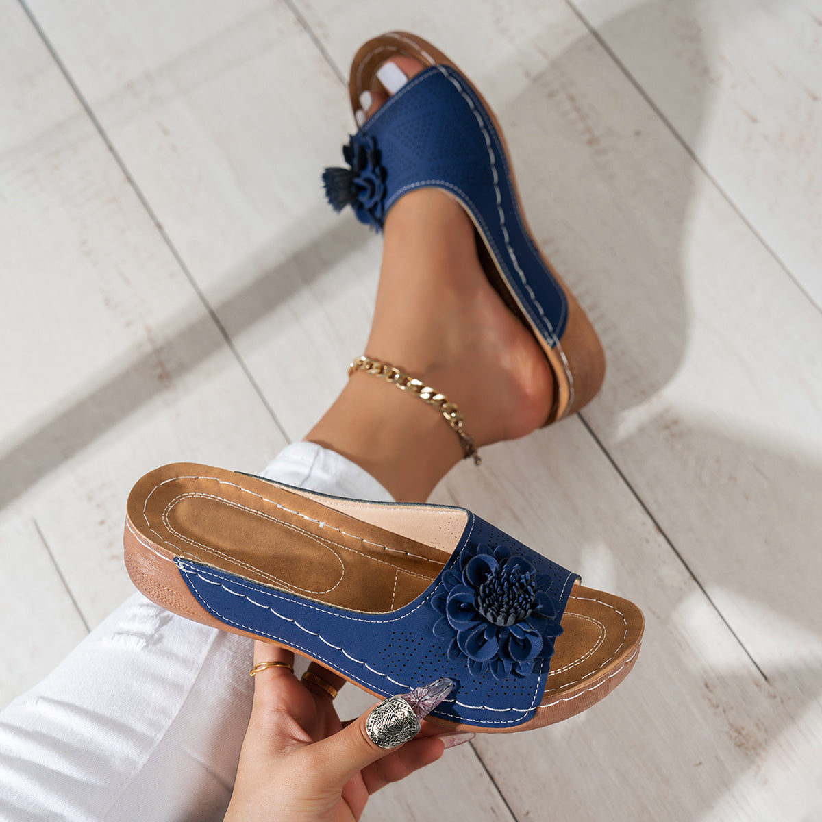 VegaSlide™ – Dames Sandalen met Orthopedisch Comfort en Minimalistisch Ontwerp-5