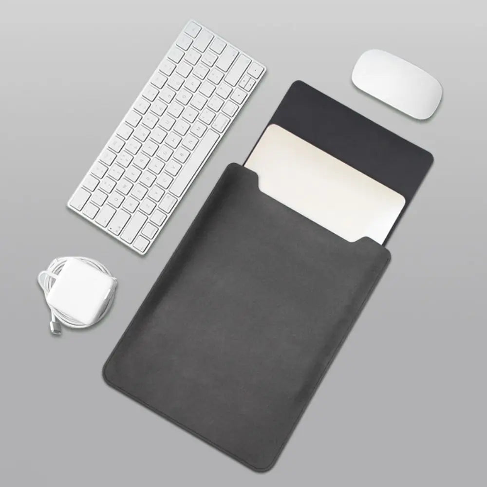 Velaro – Laptop sleeve 13–15 inch PU leer ultradun & waterafstotend 0