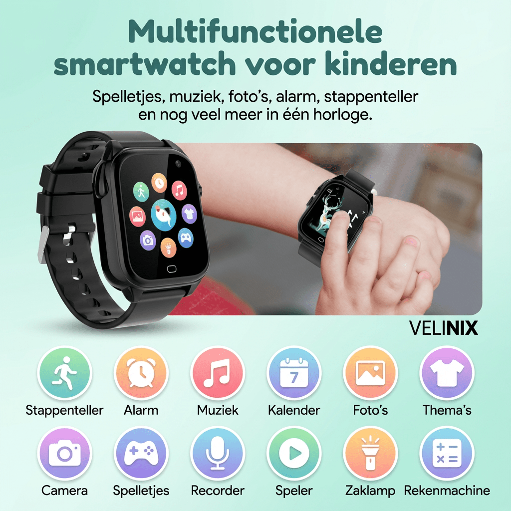 Velinix™ – Waterdicht Smartwatch voor kinderen