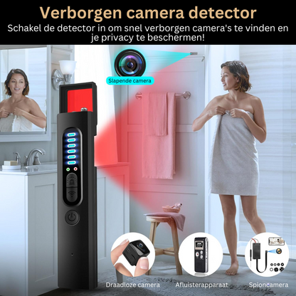 Detectieapparaat voor Verborgen Camera's en GPS Trackers - Velinix