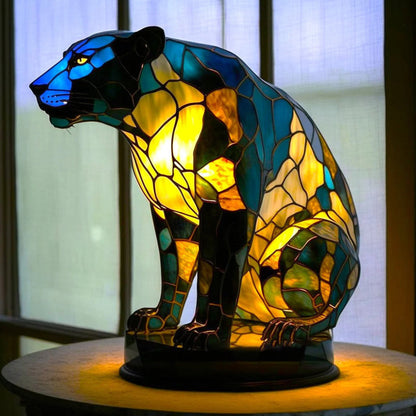 Tafellamp Tiffany Stijl Dieren Glas met Decoratief Design