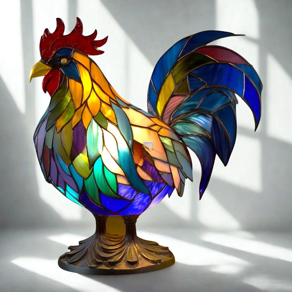 Tafellamp Tiffany Stijl Dieren Glas met Decoratief Design