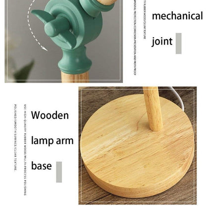 Verstelbare Scandinavische Tafellamp van Hout - Kleurrijk & Verstelbaar Design 3