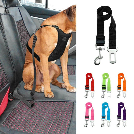 Hond Veiligheidsgordel Auto Verstelbaar met Click Sluiting - Velinix