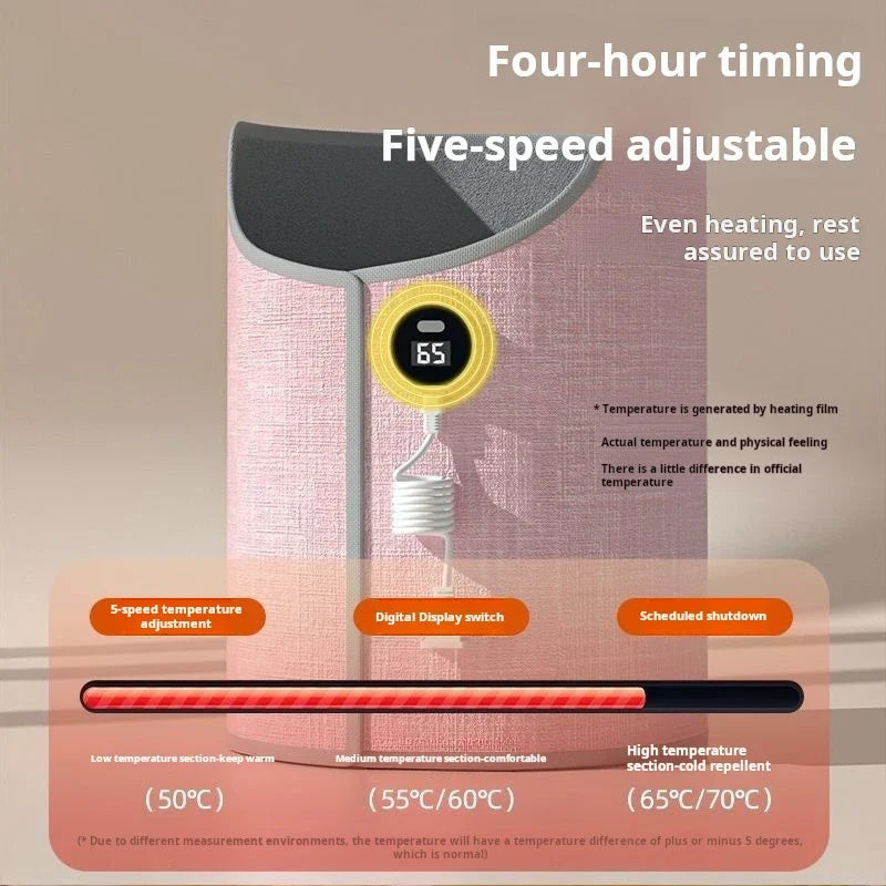 Verwarmingspad voor Voeten met Instelbare Temperatuur, Compact voor Thuisgebruik 3