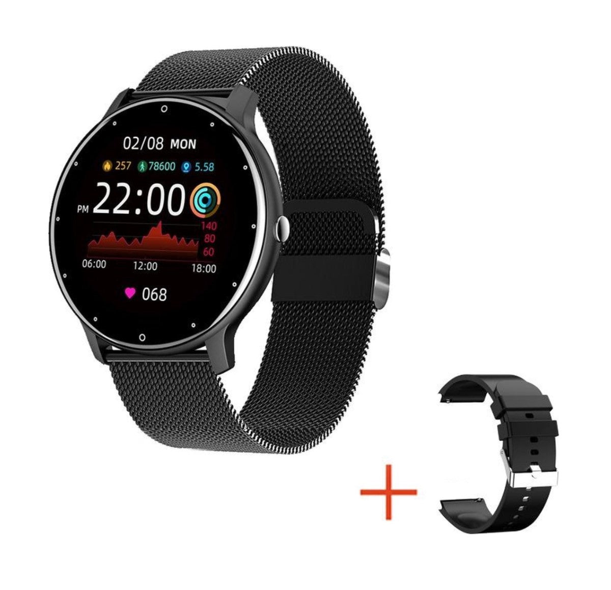 Veyro – Smartwatch met hartslag, bloeddruk & stappenteller – iOS/Android 0