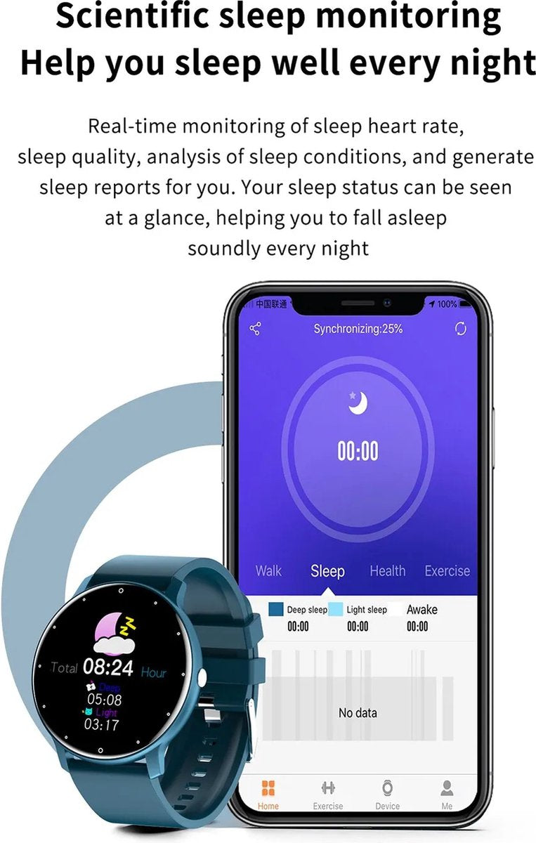 Veyro – Smartwatch met hartslag, bloeddruk & stappenteller – iOS/Android 6