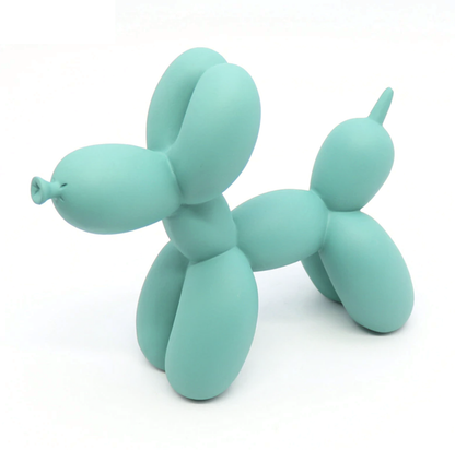 Kleurrijke Ballonhond Figuur, Handgemaakt Polyresin, 20 cm