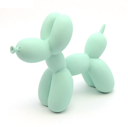 Kleurrijke Ballonhond Figuur, Handgemaakt Polyresin, 20 cm