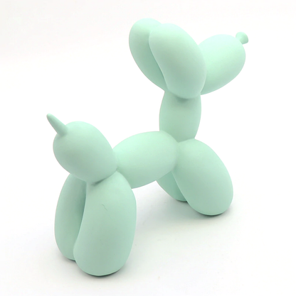 Kleurrijke Ballonhond Figuur, Handgemaakt Polyresin, 20 cm