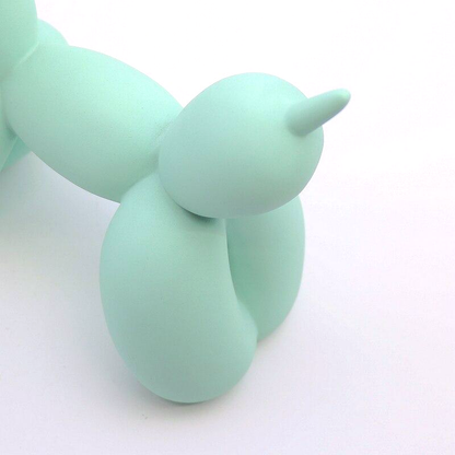 Kleurrijke Ballonhond Figuur, Handgemaakt Polyresin, 20 cm