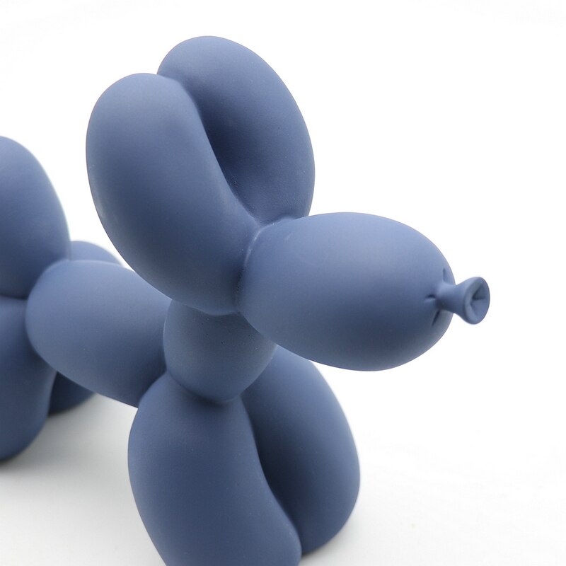 Kleurrijke Ballonhond Figuur, Handgemaakt Polyresin, 20 cm
