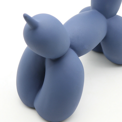 Kleurrijke Ballonhond Figuur, Handgemaakt Polyresin, 20 cm