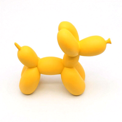 Kleurrijke Ballonhond Figuur, Handgemaakt Polyresin, 20 cm