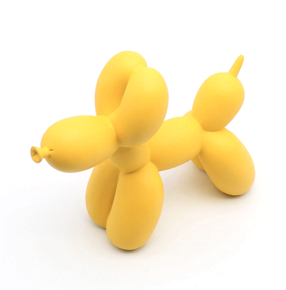 Kleurrijke Ballonhond Figuur, Handgemaakt Polyresin, 20 cm