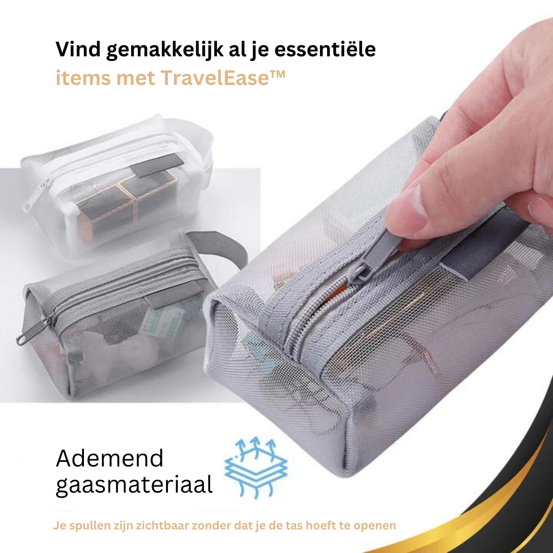 Reisorganizer Set van 5 voor Sieraden en Make-up