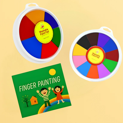 Kinder Vingerverf Wasbaar Creatief Verfset voor Kinderen
