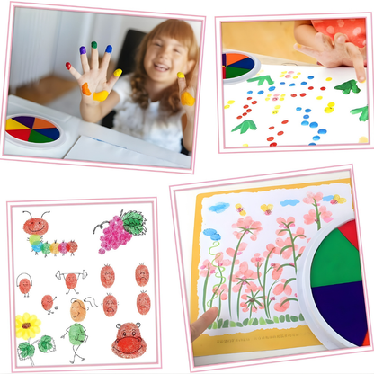 Kinder Vingerverf Wasbaar Creatief Verfset voor Kinderen